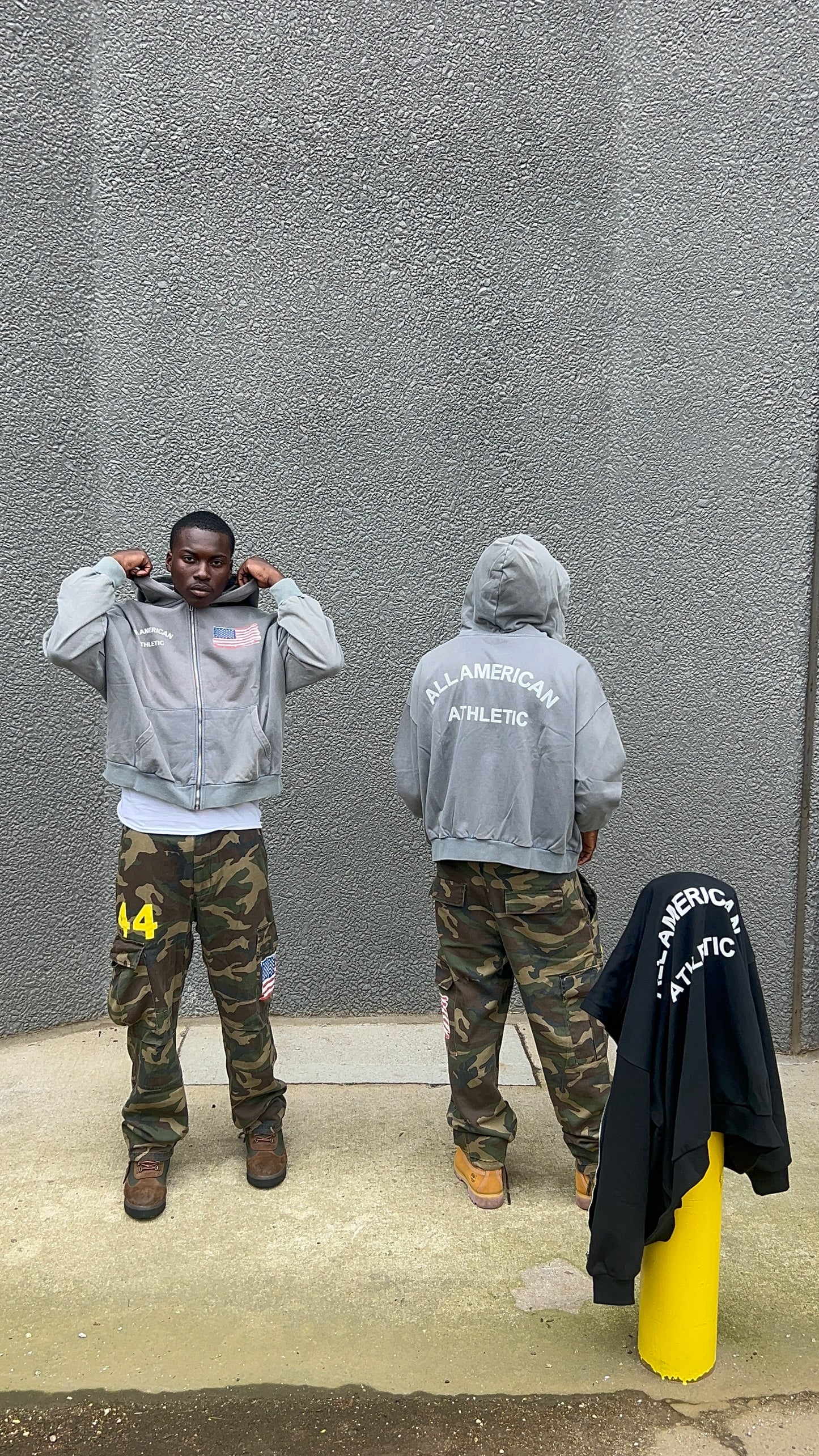 Grey All American Hoodies