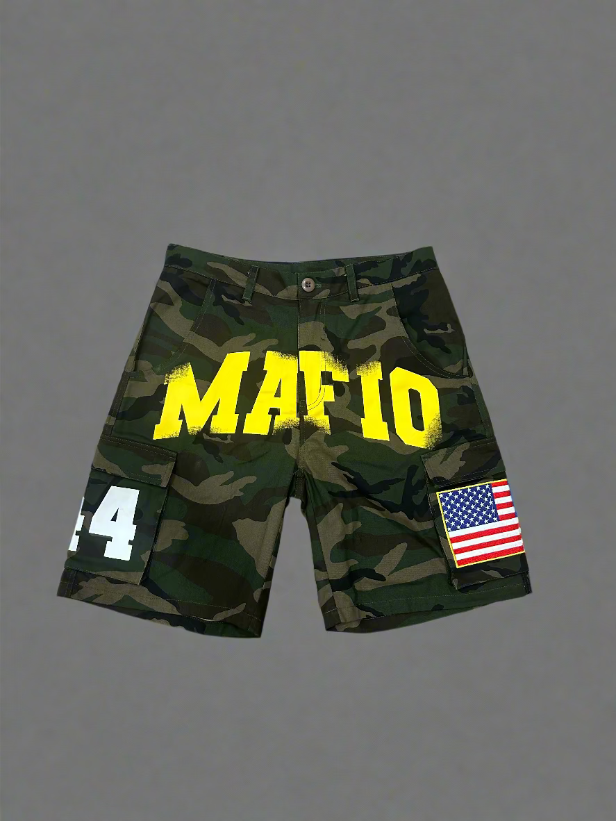 Camo Cargo Shorts